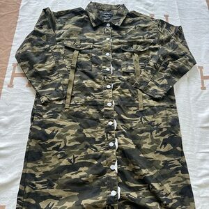 American Bazi Camouflage Long Jacket
